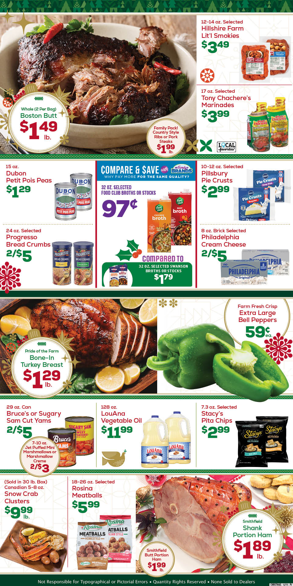Weekly Specials Page
