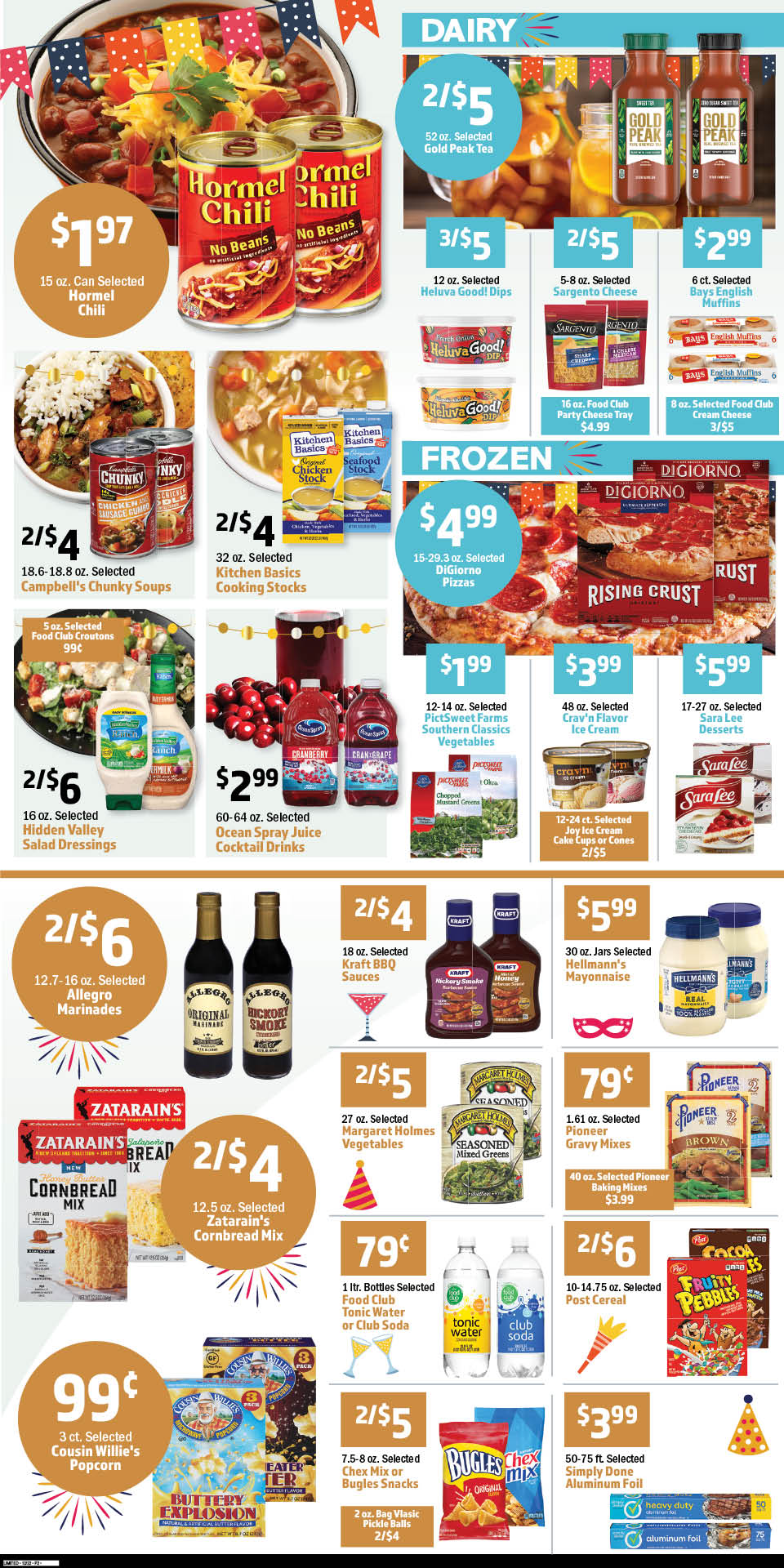 Weekly Specials Page