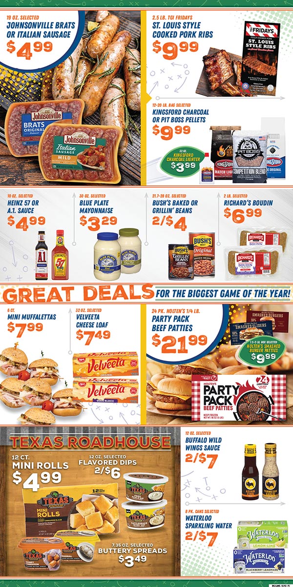 Weekly Specials Page