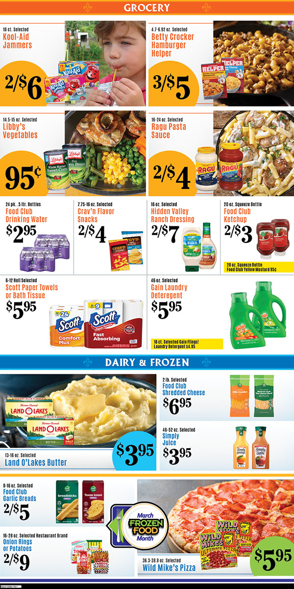 Weekly Specials Page