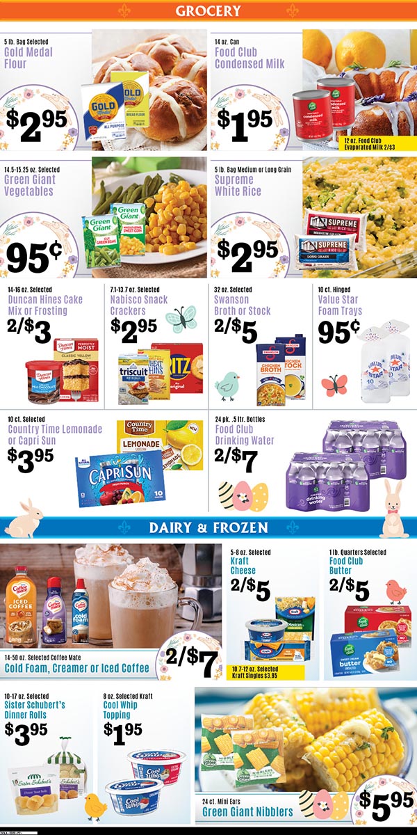 Weekly Specials Page