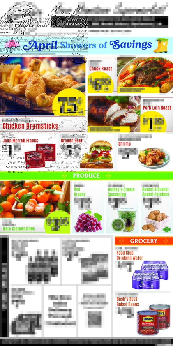 Weekly Specials Page