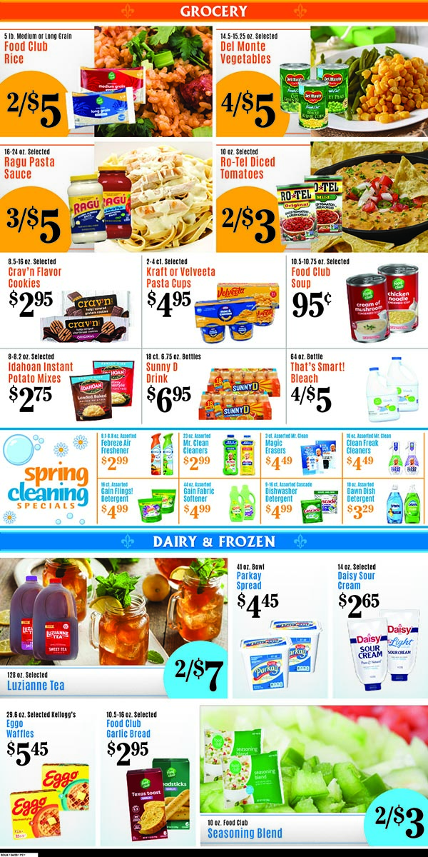 Weekly Specials Page
