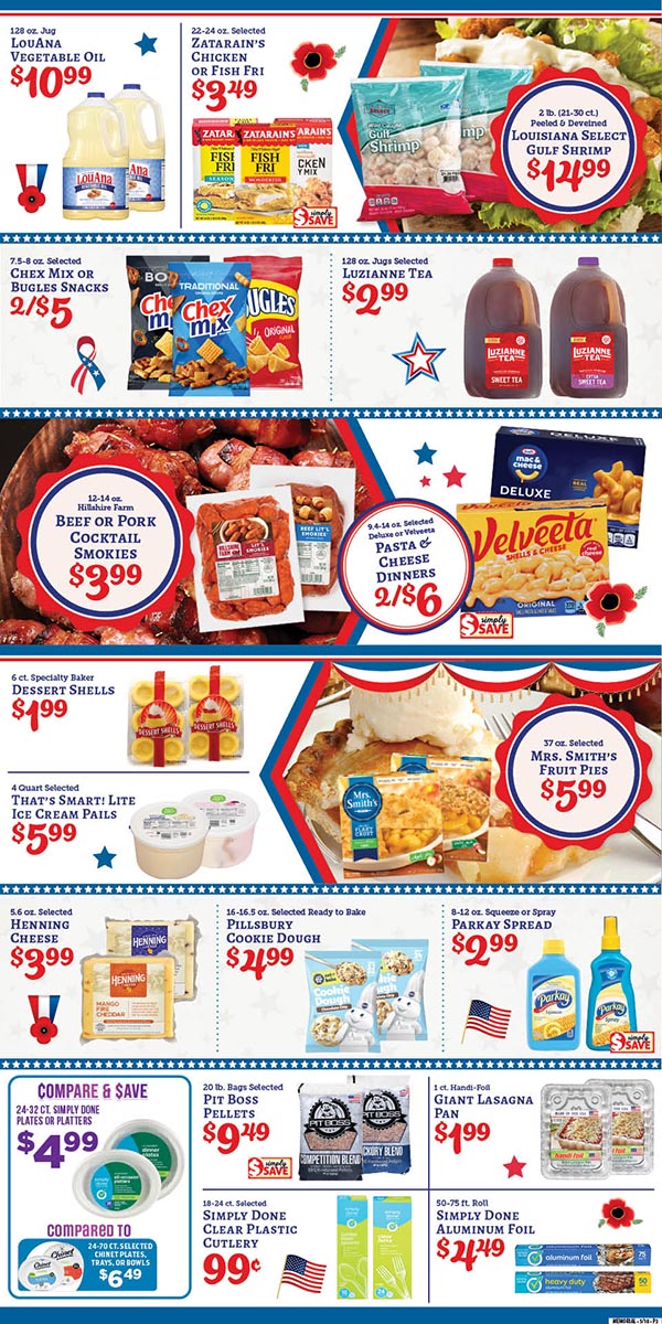 Weekly Specials Page