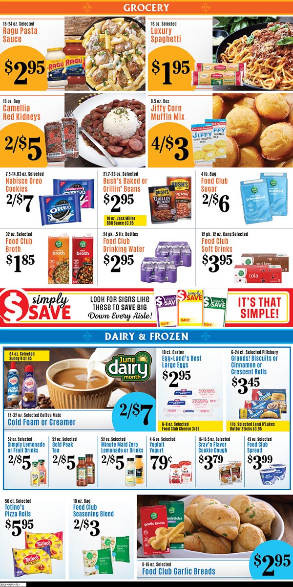 Weekly Specials Page