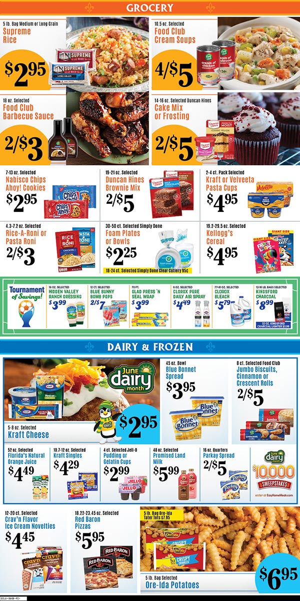 Weekly Specials Page