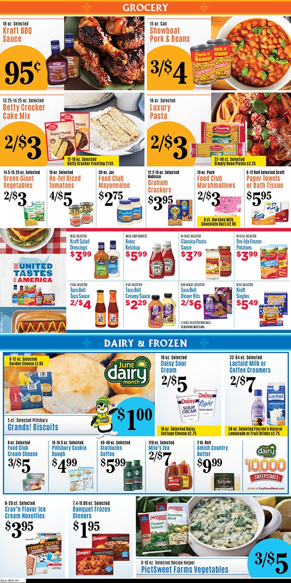 Weekly Specials Page