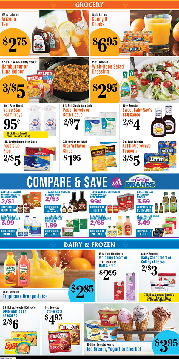 Weekly Specials Page
