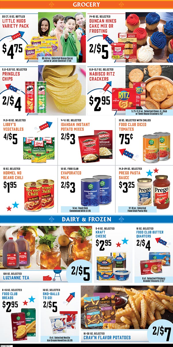 Weekly Specials Page